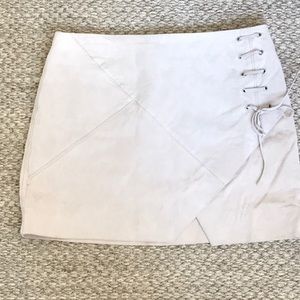 BLANKNYC Suede Mini Skirt